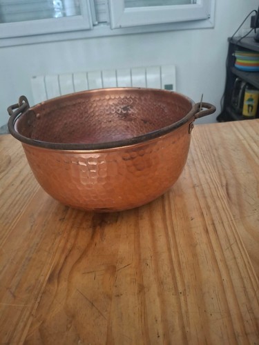 Ancien chaudron cuivre - ancien, en
