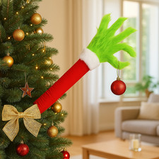 Bras monstre en fourrure verte