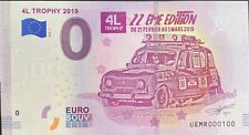 BILLET 0  EURO 4L TROPHY 22éme EDITION  FRANCE  2019  NUMERO 100