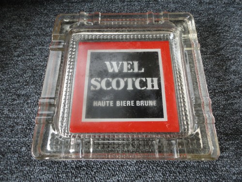 Ancien cendrier verre wel - cendrier, en
