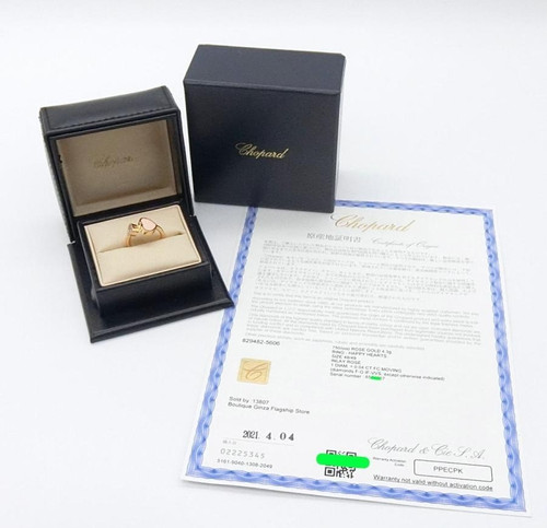 Bague ouverte chopard happy - ouverte,