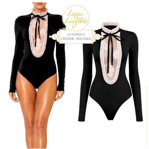 Wolford valentino body ecru - body,