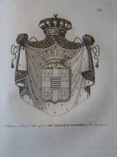 GRAVURE BLASON HERALDIQUE