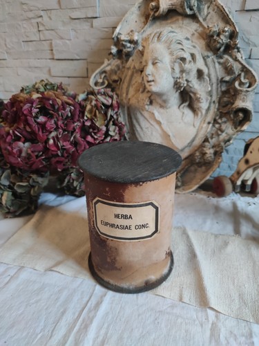 Ancien pot stockage pharmacie - stockage,