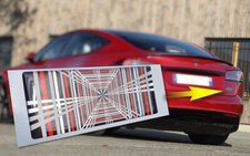 Sticker Tesla Plaid 2023 Tesla Plaid Badge