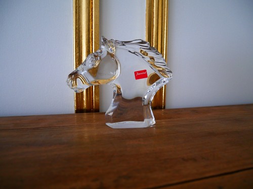 Buste tête cheval cristal - tête,