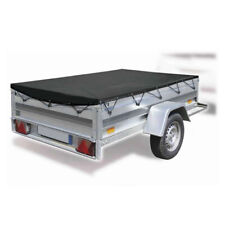 Bâche pour remorque - 200 x 120 x 8 cm - Noir - PVC