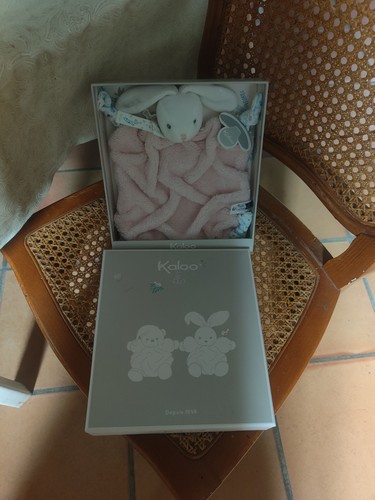 Doudou lapin plume - doudou,