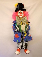 Marionnette Clown - Poupée originale faite à la main