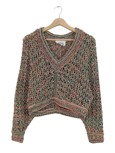 Pull femme bleu vert - bleu,