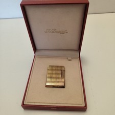 Briquet dupont plaqué avec - or,