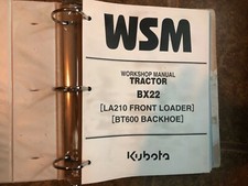 WSM kubota workshop manual
