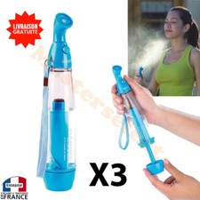 3 x VAPORISATEUR BRUMISATEUR RECHARGEABLE POUR A EAU BEBE RAFRAICHISSEUR D'AIR