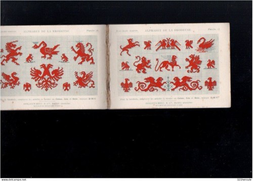 Livre ancien broderies - livre,