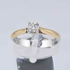 Bague Solitaire Diamant Or