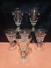 lot de 6 verres épais  de bar