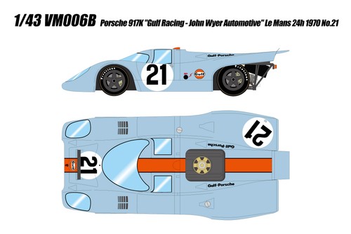 Make vm006b 43 porsche - make, 1/43