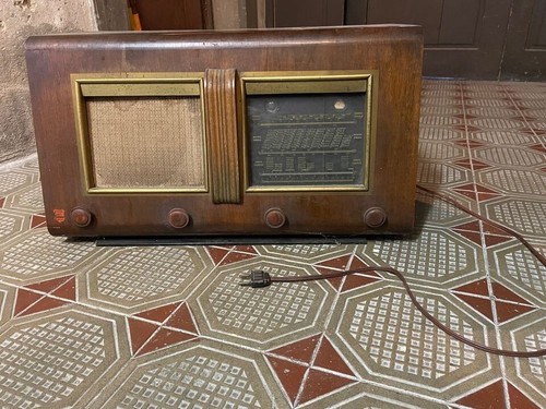 Radio ancienne bois de - radio, bois,