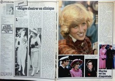 *Princesse DIANA LADY DI  =  2 PAGES 1982 FRENCH CLIPPING / COUPURE DE PRESSE
