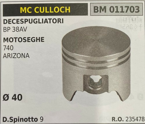 Piston complet culloch - piston, mc