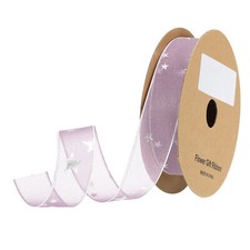 25mm 18M Étoile Organza Ruban