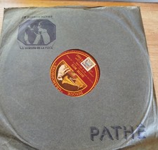 Disque Pathé 78 tours vinyle