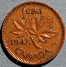 Canada 1 Cent 1945 George VI