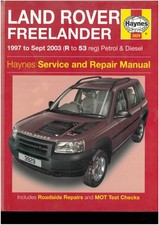 LAND ROVER FREELANDER 97-03 - Revue Technique Haynes LAND ROVER Anglais Etat - 