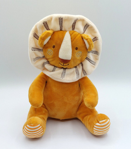 Peluche doudou lion jaune