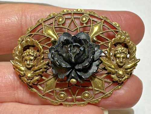 Broche émaillée vintage - Émaillée,