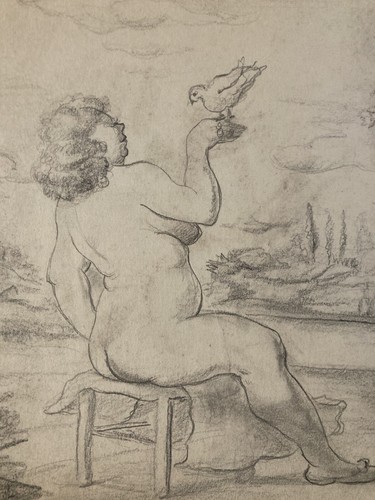 Très beau dessin ancien - très,