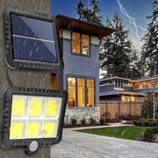 Lampe Solaire Extérieur Jardin led éclairage Détecteur de Mouvement Lumièr