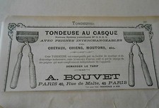 Tondeuse au Casque avec peignes Chevaux Cheins Moutons etc.. A. Bouvet
