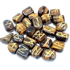 Runes véritable pierre - 25,