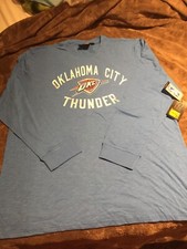 GIII by Carl Banks Oklahoma City Thunder Long Sleeve Shirt Size 5x