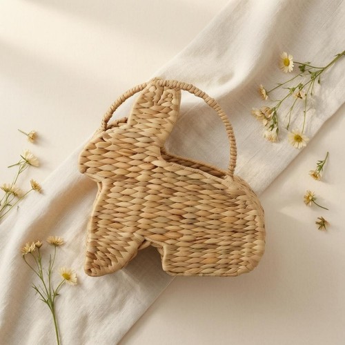Panier lapin tressage serré - panier,