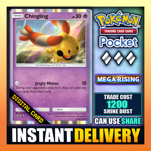 Chingling pokemon tcg pocket - -,