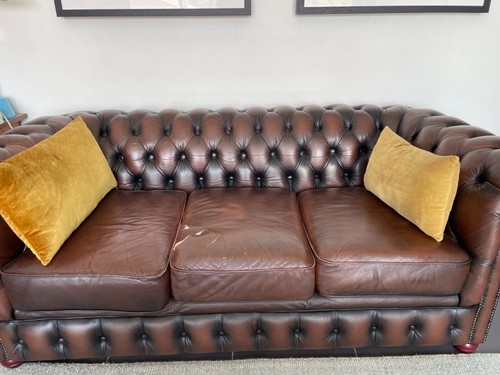Canapé cuir chesterfield - chesterfield, 3