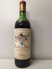 COTES DE BOURG - 1971 -  BAILLI DE BOURG - 54 ans - LA VINIFERA - A SAISIR