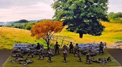 Diorama figurines peintes - 18,