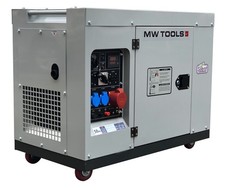 Groupe électrogène insonorisé diesel 6 kW 230V + 7,5kW 400V MW DG75E