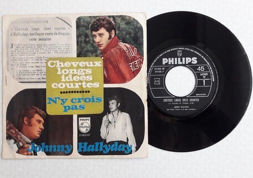 Johnny hallyday cheveux longs - johnny,