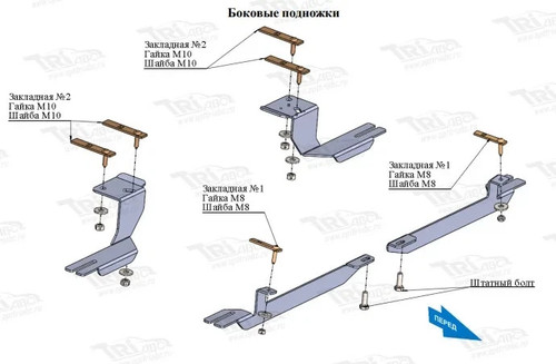 Kit fixations marche - fixations, de