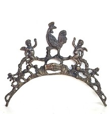 FRONTON TYPE 18 RÉVOLUTION MAIN SERRÉ UHR horloge COMTOISE COQ 