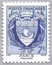 FRANCE 2024 - Blason de Paris Neuf** - Tirage limité