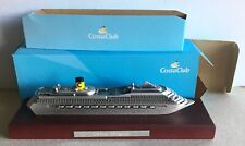Costa Croisières Maquette bateau Magica V1 en métal argenté socle bois I/A + box