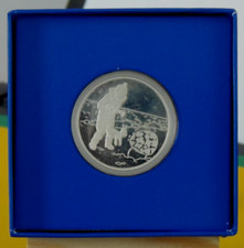 MEDAILLE EN ARGENT  TINTIN  " L' ETOILE  MYSTERIEUSE "  MONNAIE DE PARIS 1993