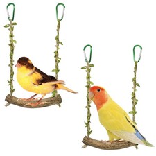 2 Pièces Perchoir Perroquet -