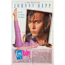 CRY BABY U.S Movie Poster  - 27x41 in. - 1990 - John Waters, Johnny Depp
