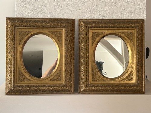 Paire miroirs anciens - miroirs,